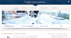 Desktop Screenshot of alfa-consulting.be